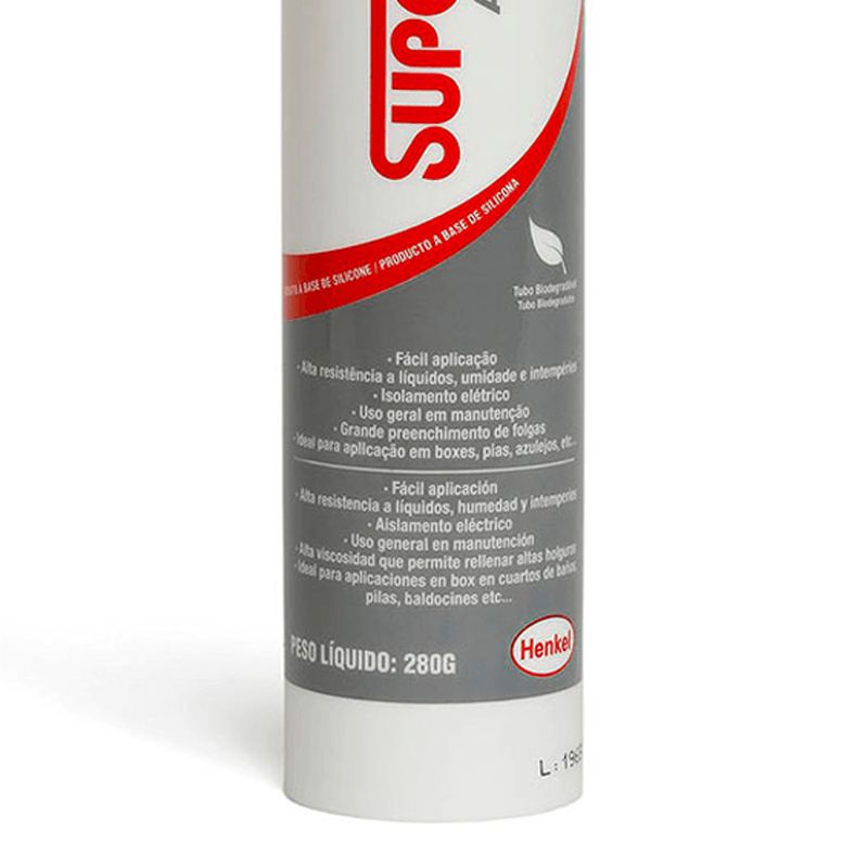 Silicone Acético Superflex Transparente 280g (585) - Loctite
