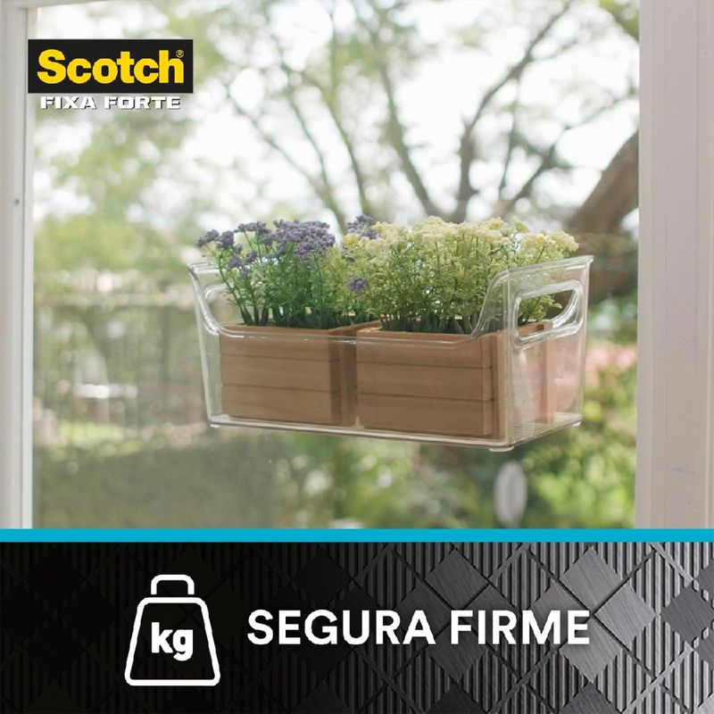 Fita Dupla Face Scotch Fixa Forte Transparente 19mm x 2m (CM0134-HM) - 3M