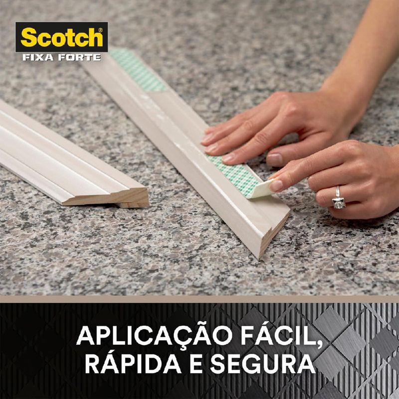 Fita Dupla Face Scotch Fixa Forte Espuma 24mm x 1,5m (HB004613186) - 3M
