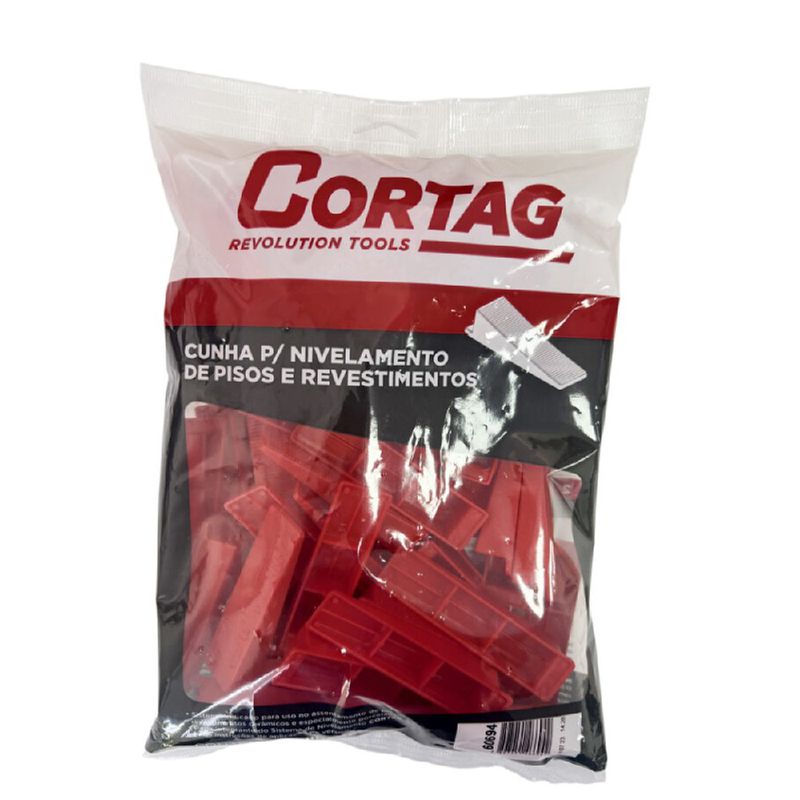 Cunha Para Nivelamento de Pisos Com 50 Unidades TRADICIONAL (60694) - Cortag