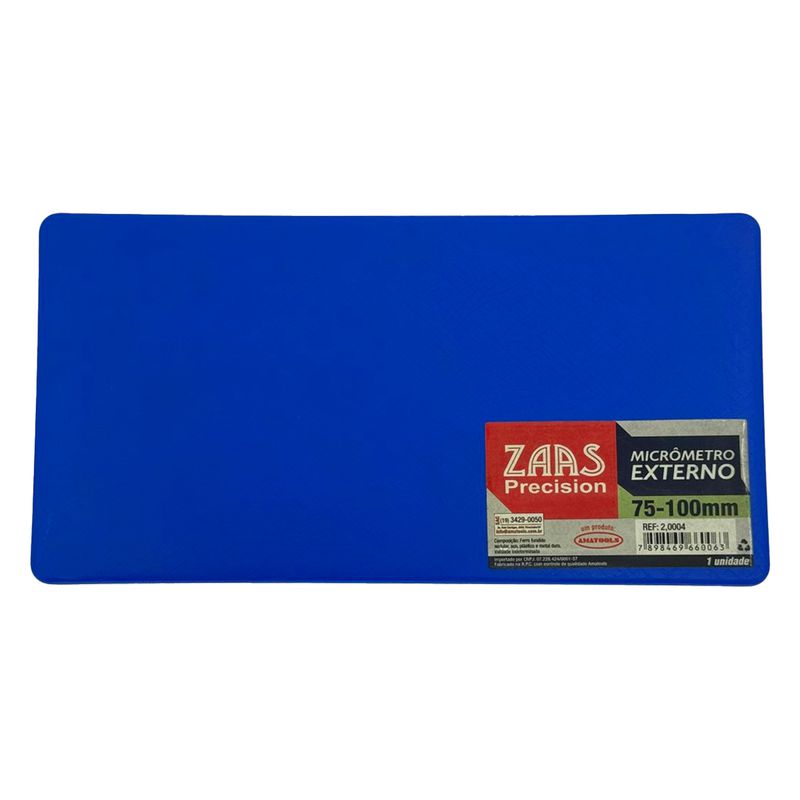 Micrômetro Externo Analógico com Arco Ferro Fundido de 75 a 100mm 2,0004 ZAAS