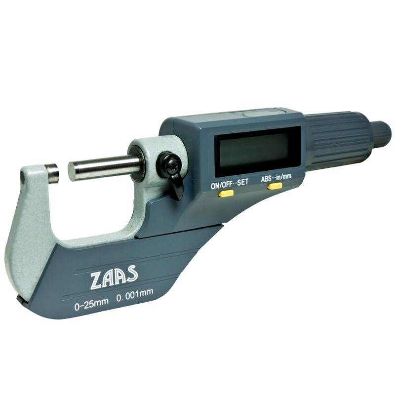 Micrômetro Externo Digital 0 á 25mm (2,0005) - Zaas