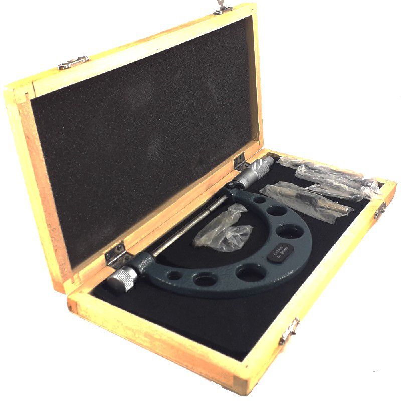 Micrômetro Externo Analógico 4 Batentes Intercambiáveis 0 a 100mm 2,0013 ZAAS