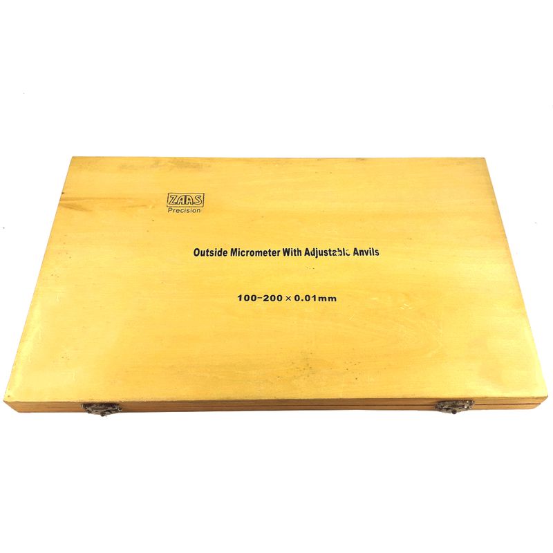 Micrômetro Externo Analógico 4 Batentes Intercambiáveis 100 a 200mm 2,0015 ZAAS