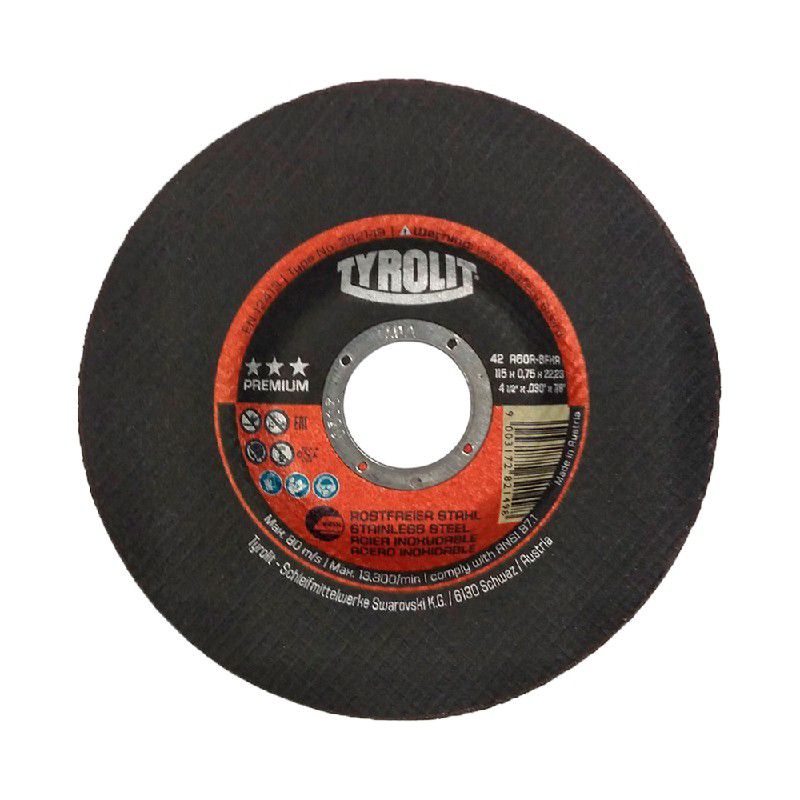Disco de Corte Deep Cut 4.1/2" x 0.75 x 7/8" - 282149 - TYROLIT