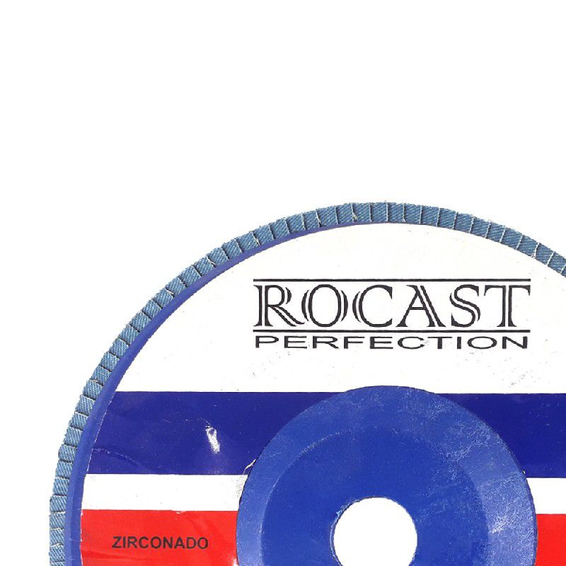Disco de Lixa Flap 180 x 22mm 7pol x 7/8pol Gr 120 102,0008 ROCAST
