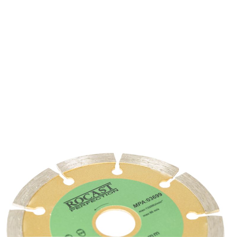 Disco Diamantado Segmentado Corte Seco Uso Geral 110x20mm 34,0002 ROCAST