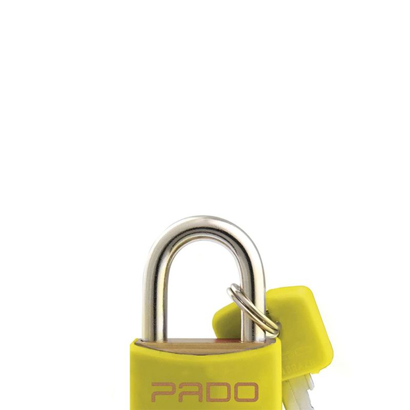 Cadeado Cores Amarelo 40mm - LT-40 - PADO