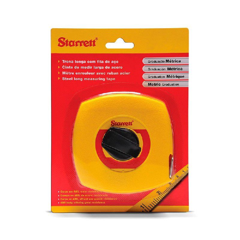 Trena De Aço Longo 510 De 20M (KTS510-20M-S) - Starrett