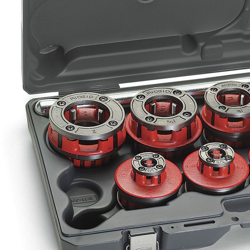 Jogo de Tarraxas 12R para Tubos com Catraca Exposta 59632 - RIDGID