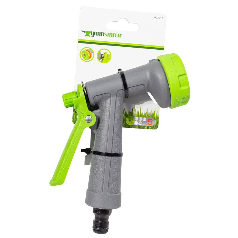 Esguicho Plástico Para mangueira 5 Jatos D'água (639,0002) - Yardsmith