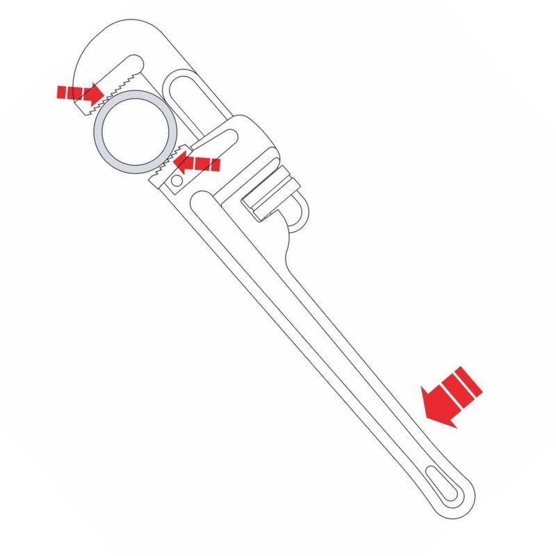 Chave Para Tubo 8'' (44021/008) - Tramontina Pro