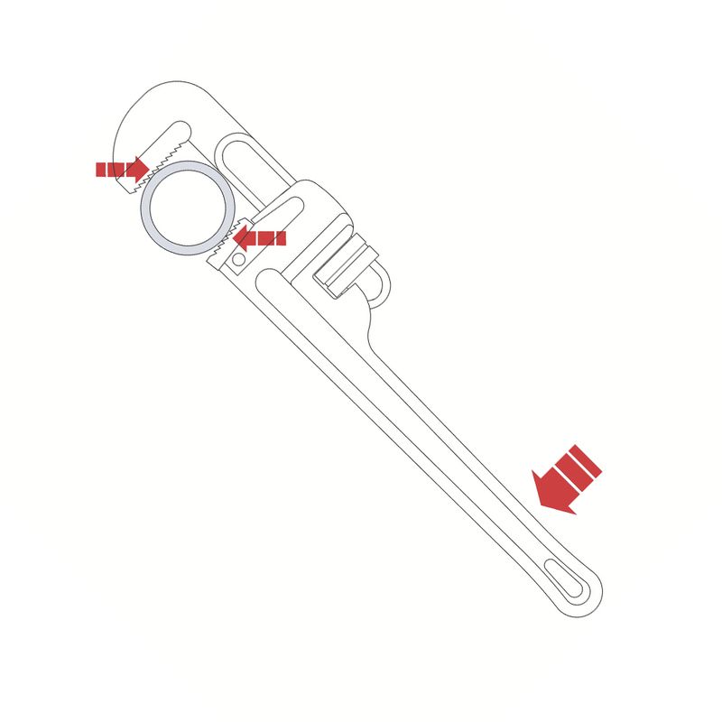 Chave Para Tubo 12'' (44021/012) - Tramontina Pro