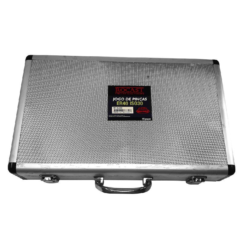 Jogo de Pinças ISO 20 peças Padrão ER40 3a25mm Cone Mandril ISO30 38,0003 ROCAST