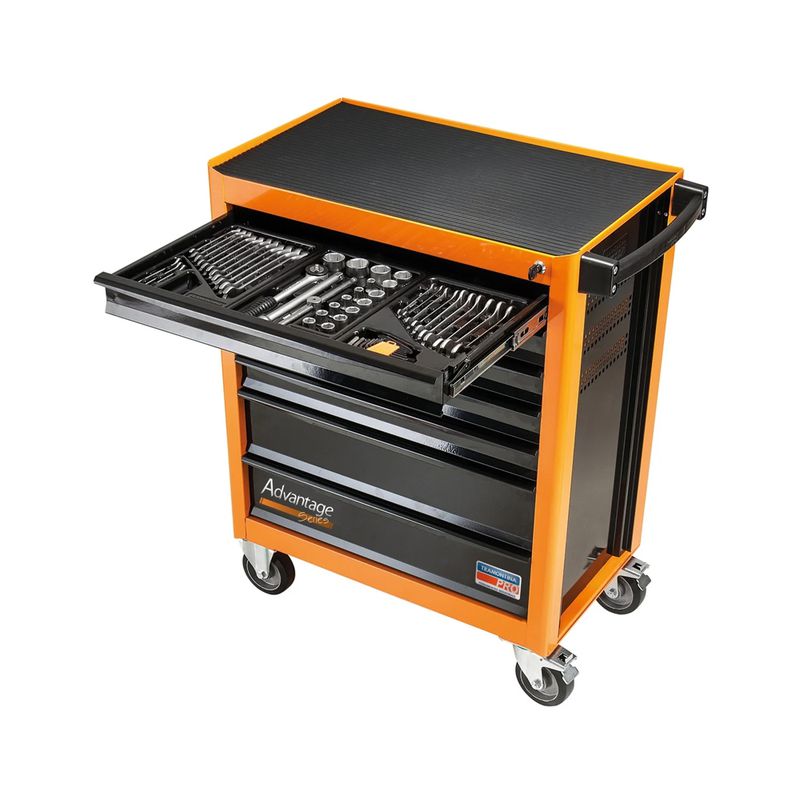 Carro p/ Ferramentas 7 gavetas 115 peças 44950/716 - Tramontina Pro