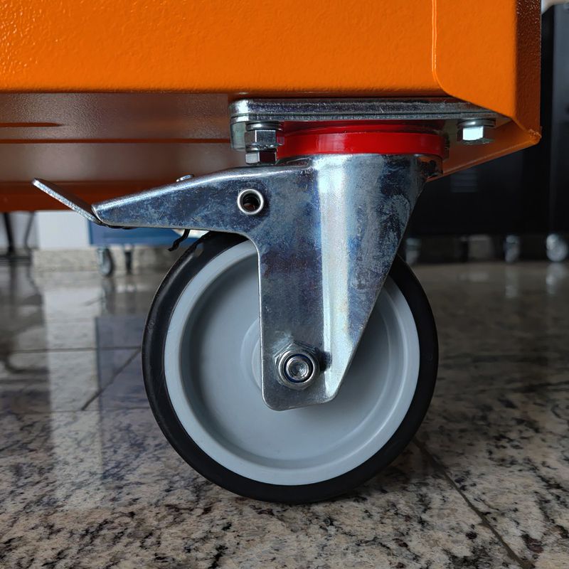 Carrinho Para Ferramentas Com 5 Gavetas Laranja (44950/007) - Tramontina Pro