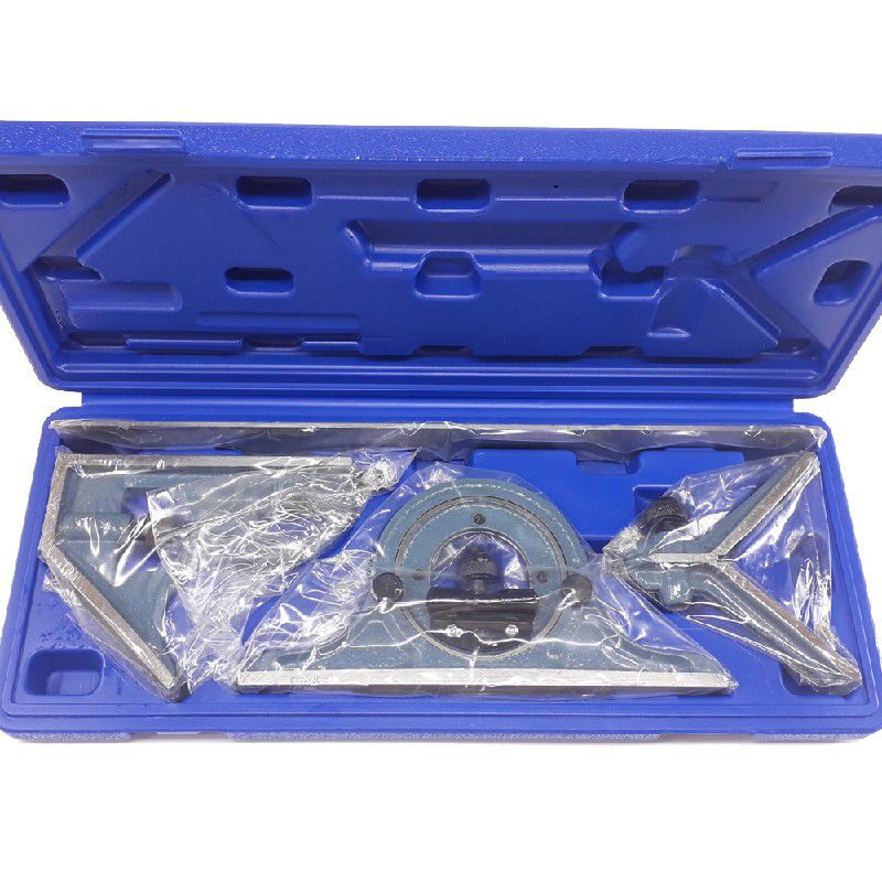 Jogo de Esquadro Combinado 300mm 4 Peças (11,0001) - Zaas