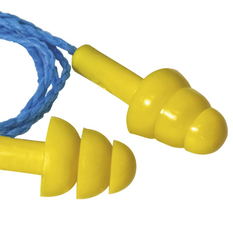 Protetor Auricular Copolímero Cordão Algodão 15DB PPA 02 PROTEPLUS