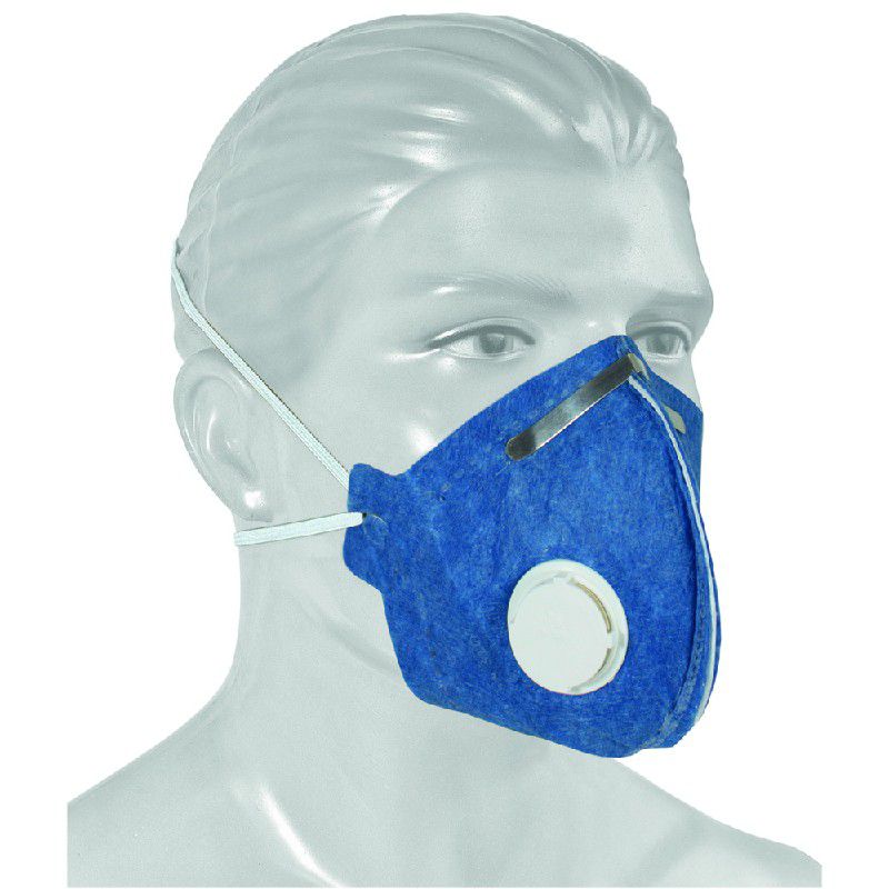 Máscara Respiratória Descartável PFF1 Com Válvula PPR 06 PROTEPLUS