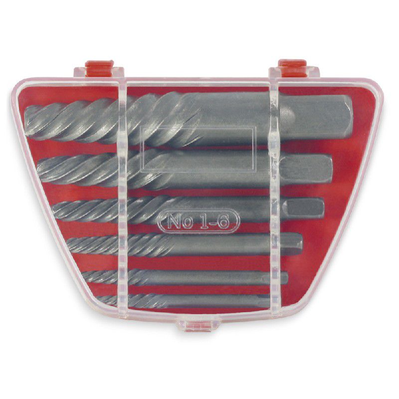 Saca Parafusos jogo com 6 peças 3,0 a 25mm 1/8 a 1pol 96,0001 ROCAST