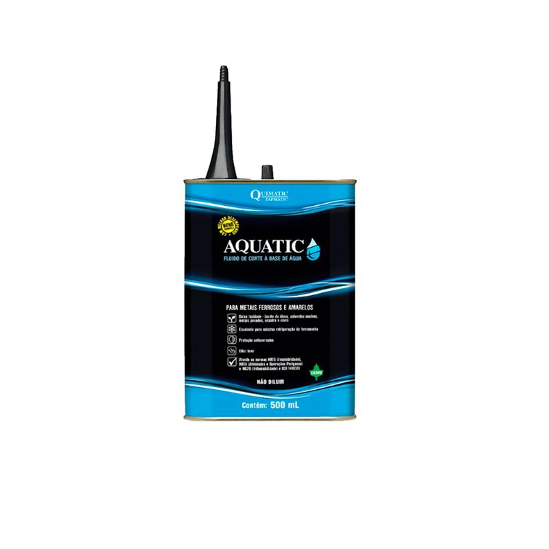 Fluido de Corte a Base de Água Aquatic 500mL AT1 - Quimatic Tapmatic