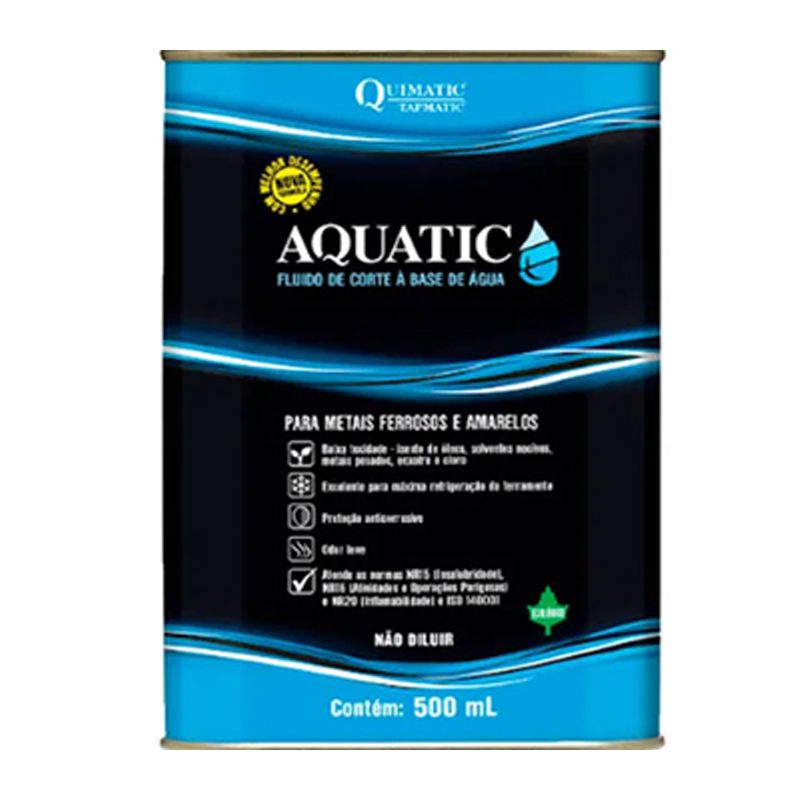 Fluido de Corte a Base de Água Aquatic 500mL AT1 - Quimatic Tapmatic