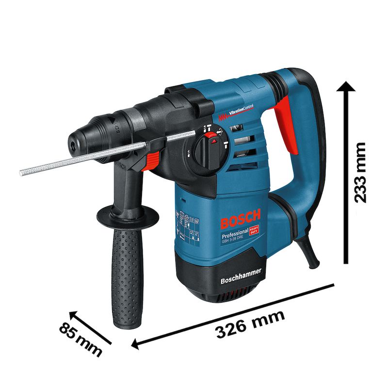 Martelete rompedor Bosch GBH 3-28 DRE 800W 220V em maleta
