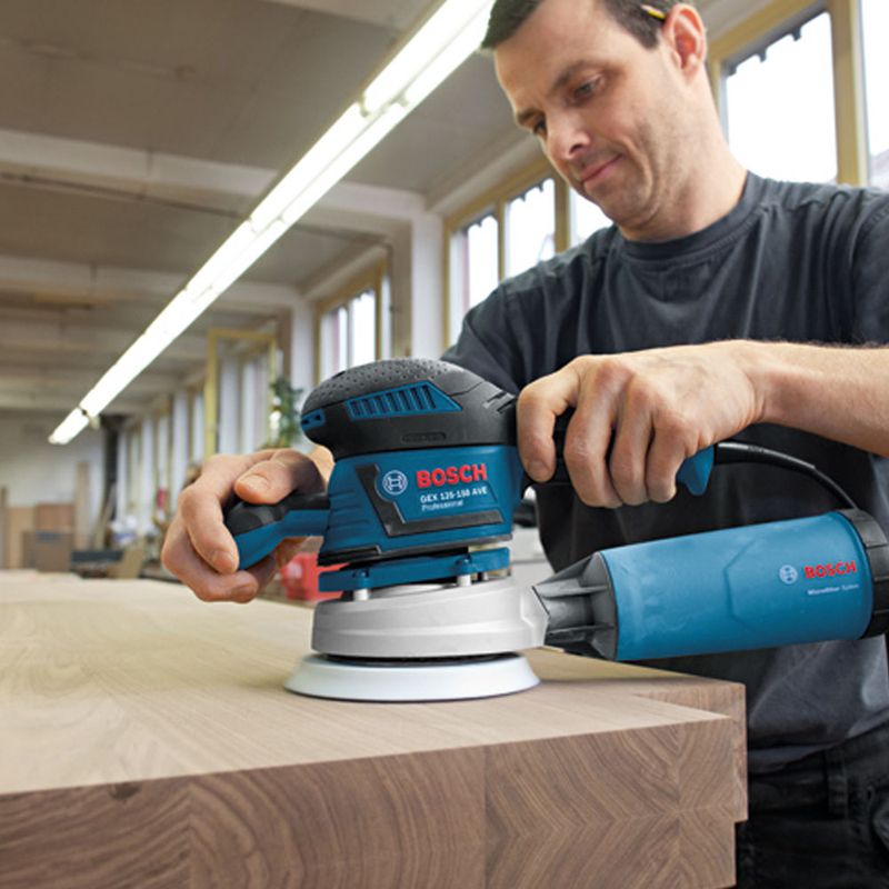 Lixadeira Excêntrica 400W GEX 125-150 AVE - Bosch 220V