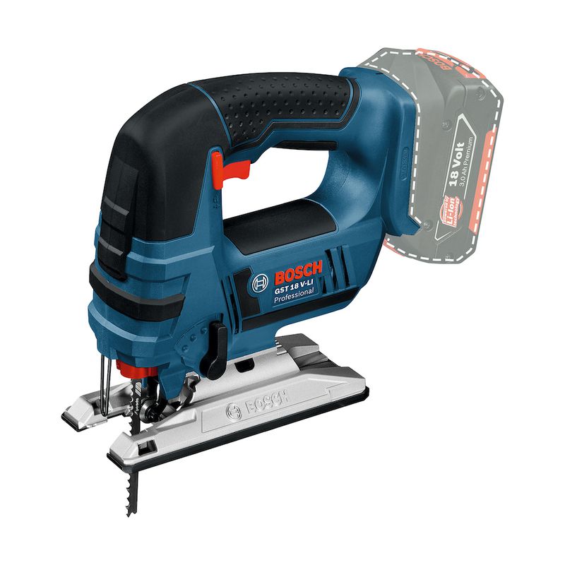 Serra Tico-Tico a bateria Bosch GST 18V-LI, 18V SB 3 lâminas