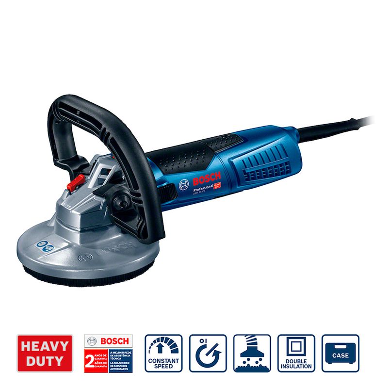 Lixadeira para concreto Bosch GBR 15 CA 1500W 220V, em maleta