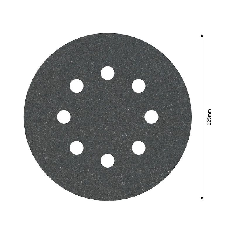Disco de Lixa Com Velcro 125mm - GR. 240 Com 5 Peças (2608605119) - Bosch