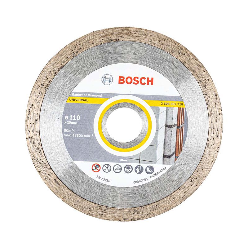 Disco Diamantado Liso Bosch Expert Multimaterial 110x20x8 mm