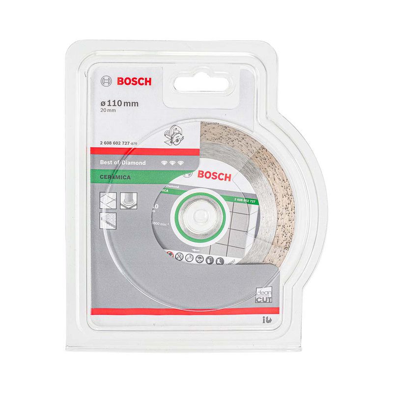 Disco Diamantado Bosch Best for Ceramic 110x20x1,6x10mm