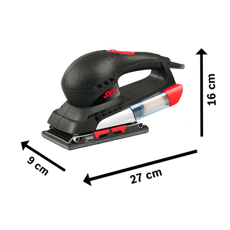 Lixadeira Orbital Skil 7351 200W 127V com 3 lixas e coletor de pó