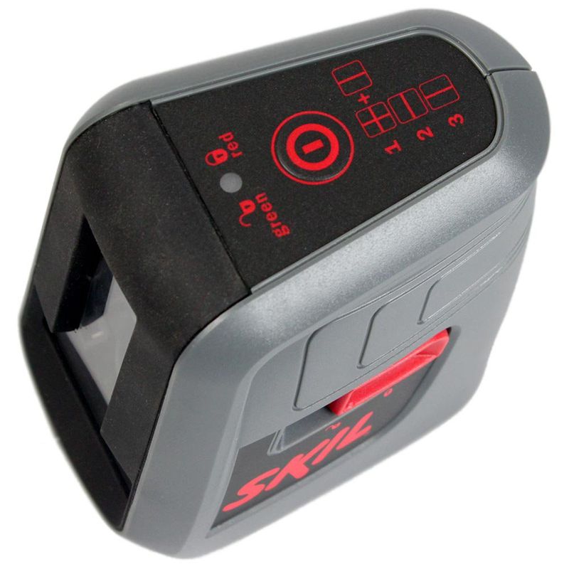 Nível à Laser 10 Metros com 3 Linhas + Tripé 0516 - Skil