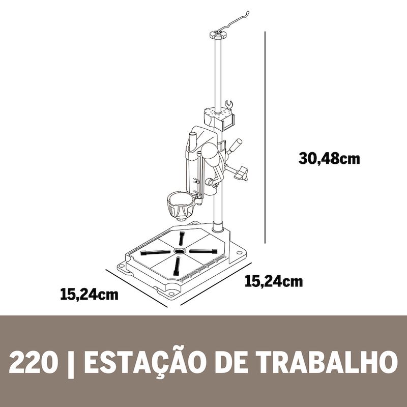 Estação de Trabalho 220 - Dremel 