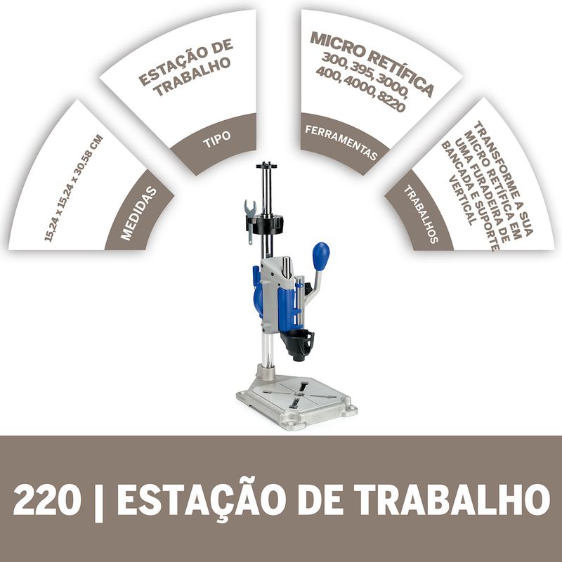Estação de Trabalho 220 - Dremel 
