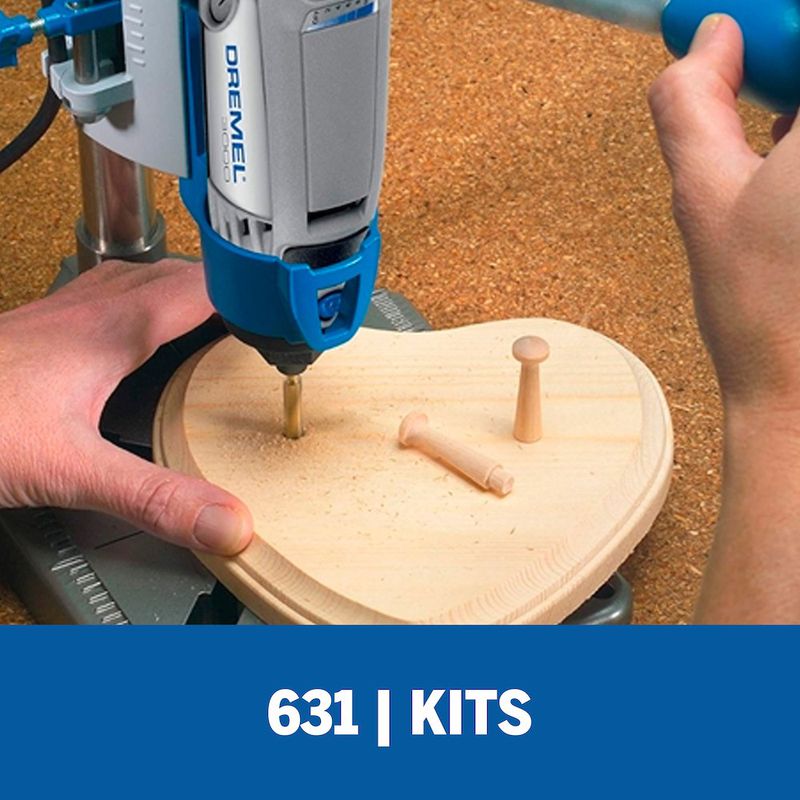 Kit De Brocas Com Ponta De Hélice 4 Peças 631 - Dremel 