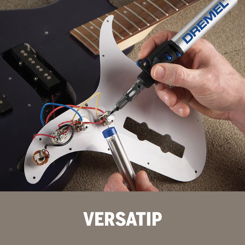 Versatip Pirógrafo e Soldador a Gás Com 12 Acessórios- Dremel