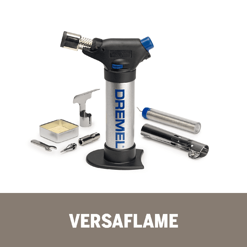Versaflame Mini-Maçarico a Gás Com 7 Acessórios 2200 - Dremel