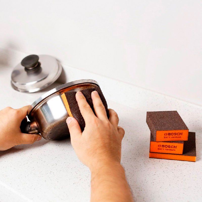 Espuma Abrasiva Bosch Best for Contour; 98x13x120mm Medium 1 peça - BOSCH