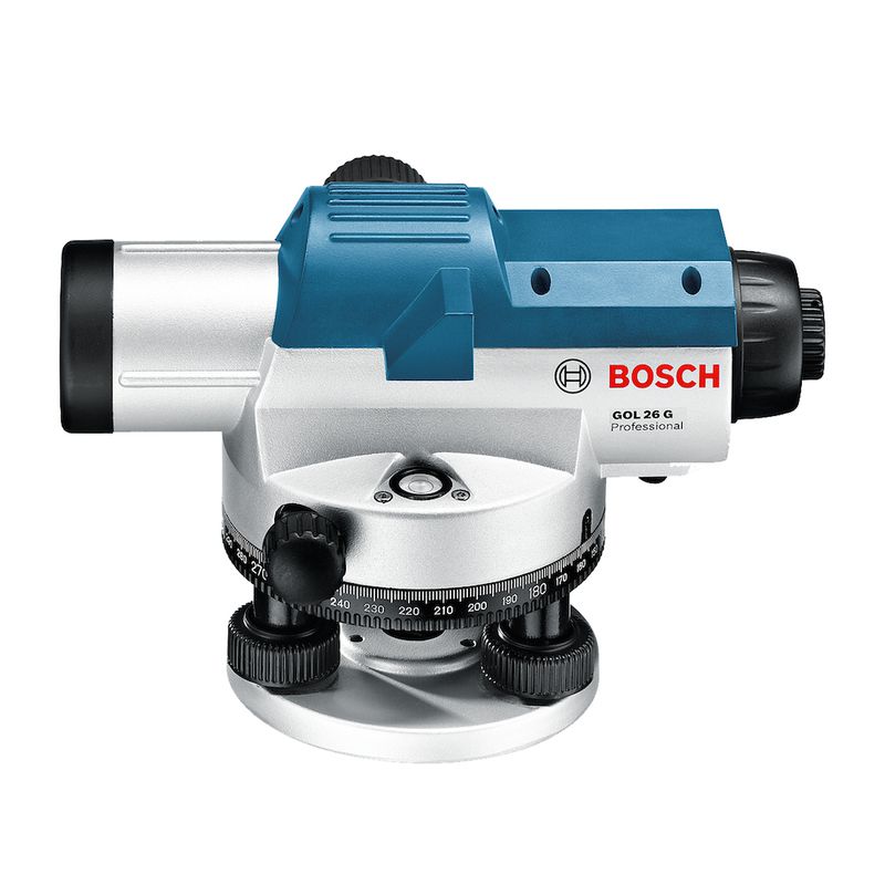 Nivel à laser óptico Bosch GOL 26 D, zoom de 26x, em maleta