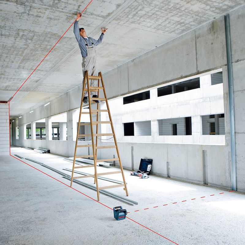 Nível a laser rotativo Bosch GRL 250 HV, 250m, em maleta