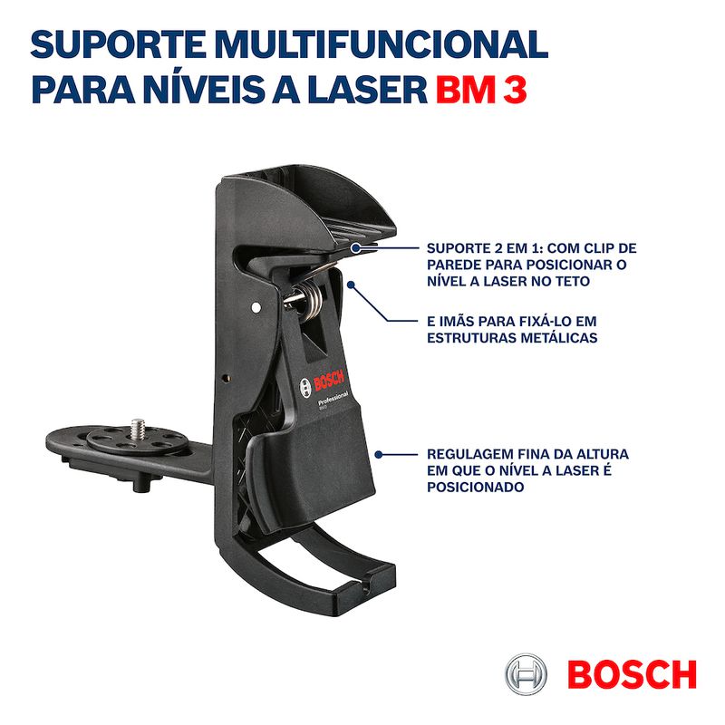 Suporte para níveis Bosch BM 3