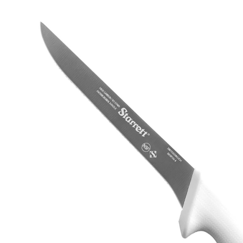 Faca de Desossa Lâmina Reta Estreita 6'' Com Cabo Branco (BKW104-6) Starrett