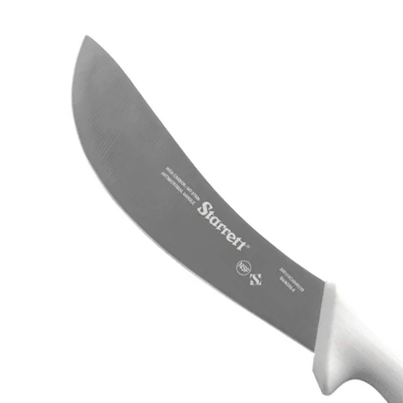 Faca de Carne Para Refile Aéreo Lâmina Curvada Estreita 6'' Com Cabo Branco (BKW206-6) - Starrett