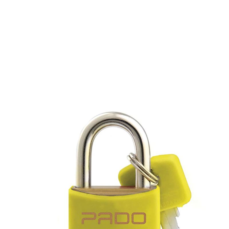 Cadeado Cores Amarelo 50mm - E-50 - PADO
