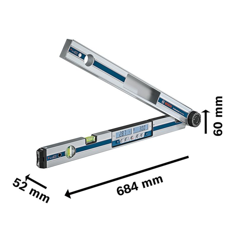 Medidor de ângulos e inclinação Bosch GAM 270 MFL 270º