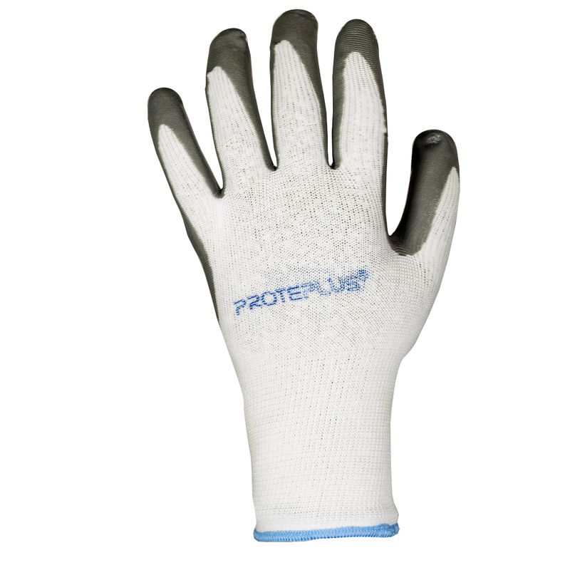 Luva Tricotada em Poliéster Banho Nitrílico PPM04 PROTEPLUS N9