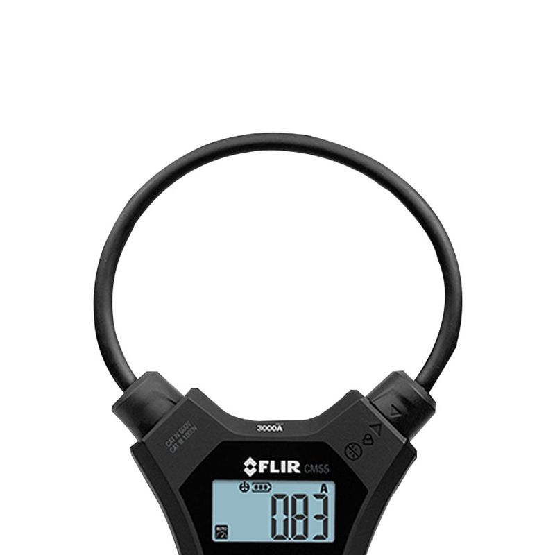 Alicate Amperímetro com Garra Flexível CM55 - Flir